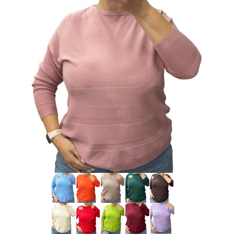 Свитер женский 5 шт (52-58 р) кашемир RZ4492_25234