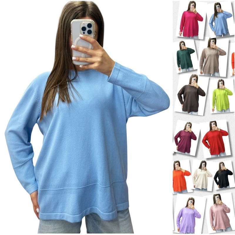 Свитер женский 5 шт (48-54 р) кашемир RZ4492_25233