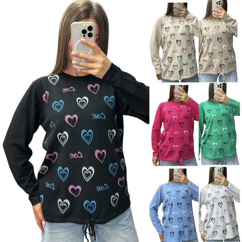 Свитер женский 5 шт (48-52 р) кашемир RZ4492_25219