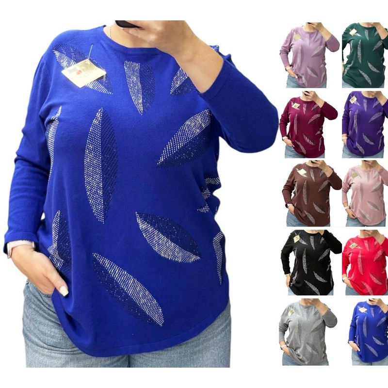 Свитер женский 5 шт (52-60 р) кашемир RZ4492_25221