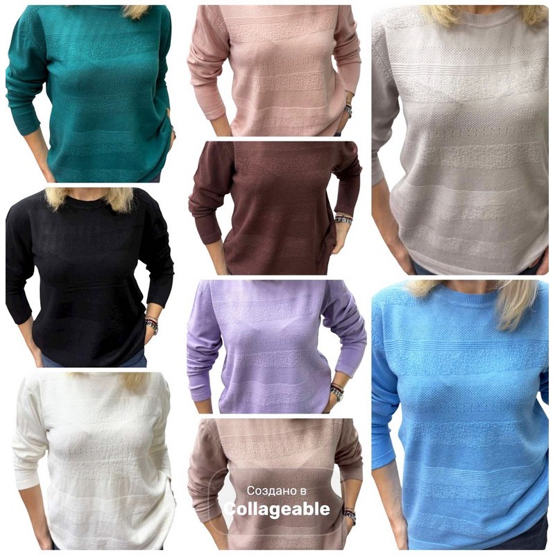 Светр жіночий 5 шт (46-50 р) кашемір RZ4492_25521