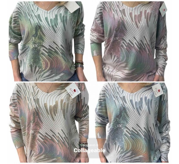 Свитер женский 5 шт (46-52 р) кашемир RZ4492_25241