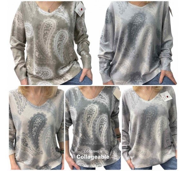 Свитер женский 5 шт (46-52 р) кашемир RZ4492_25240