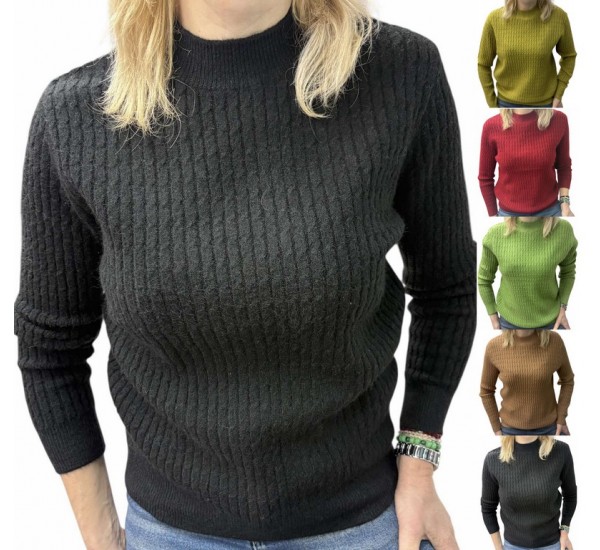 Свитер женский 5 шт (44-50 р) кашемир RZ4492_24083