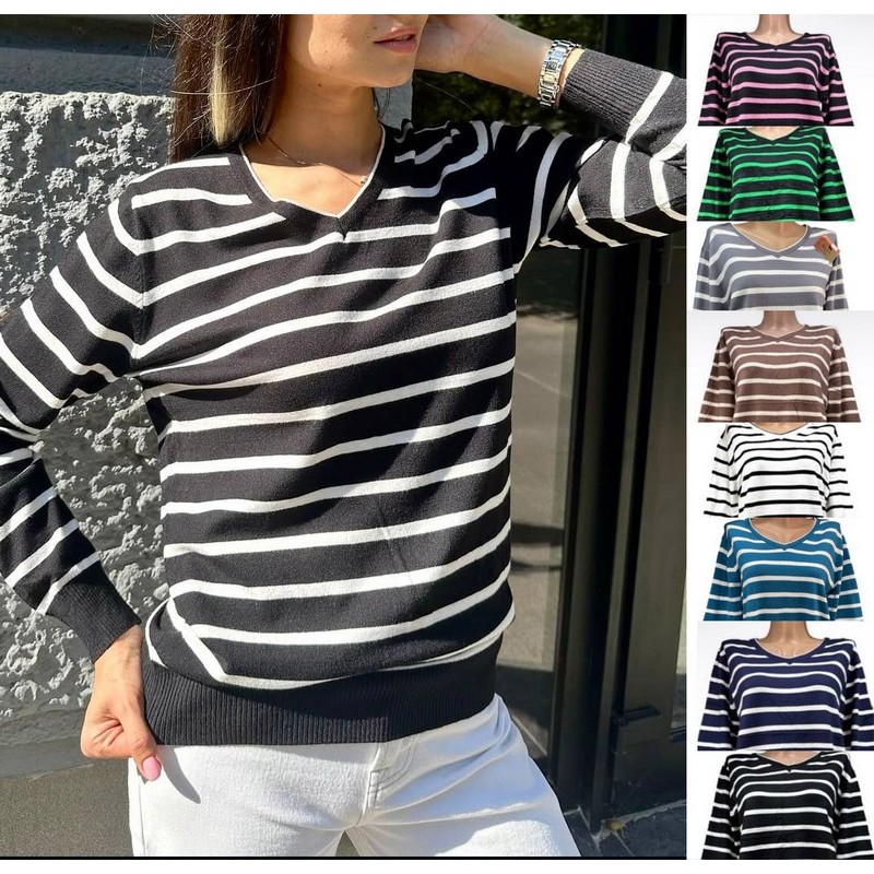 Светр жіночий, кашемір 5 шт (48-54 р) RZ4492_24003