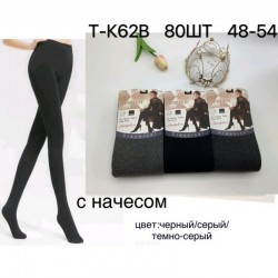 Колготы женские, начёс 6 шт (48-54 р) SeM_TK62B