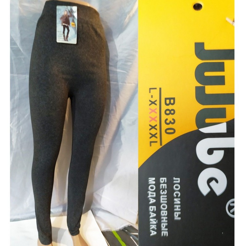 Лосини безшовні жіночі, фліс 6 шт (48-54 р) SeM_B830