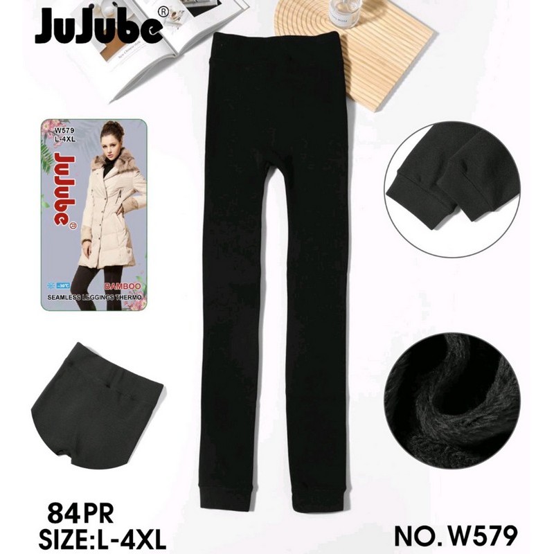 Лосини безшовні жіночі, хутро 6 шт (48-52 р) SeM_W579