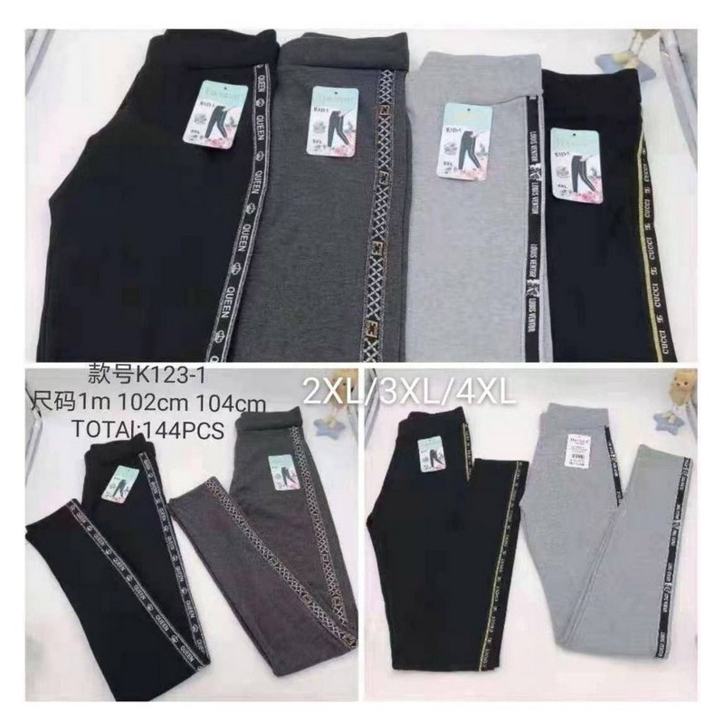 Лосини жіночі, бавовна 6 шт (48-52 р) SeM_K123-1