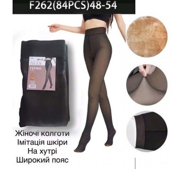 Колготи жіночі, хутро 6 шт (48-54 р) SeM_F262