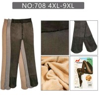 Колготы женские, мех 6 шт (48-52 р) SeM_708