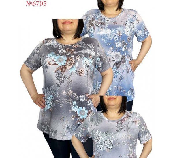 Туника женская трикотаж 6 шт (1-6XL) SeR2152_6716