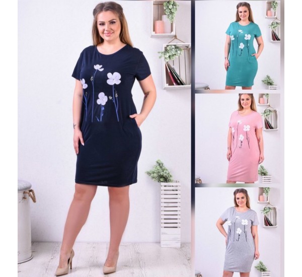 Сукня жіноча трикотаж 5 шт (4-6XL) SeR2152_100616