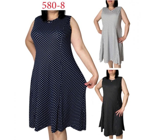 Платье женское трикотаж 5 шт (L-4XL) SeR2152_580-8