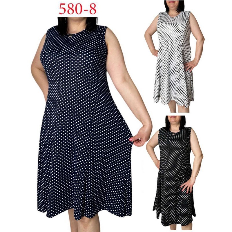 Платье женское трикотаж 5 шт (L-4XL) SeR2152_580-8