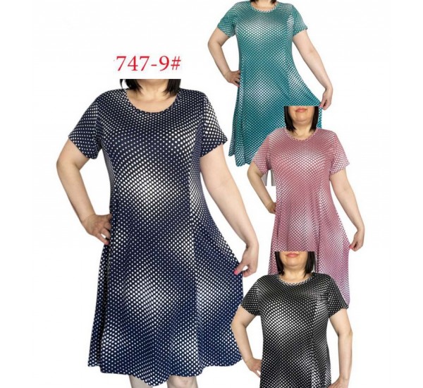 Сукня жіноча трикотаж 5 шт (L-4XL) SeR2152_747-9
