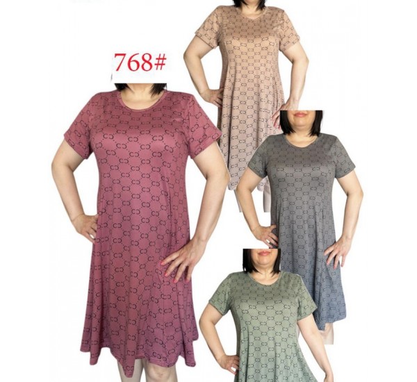 Сукня жіноча трикотаж 5 шт (L-4XL) SeR2152_768