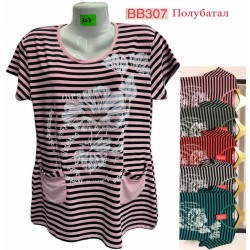 Туника женская трикотаж 5 шт (3-6XL) SeR2152_BB307