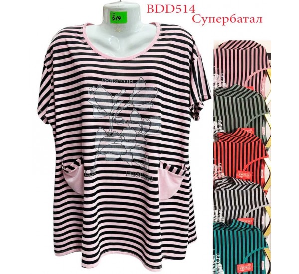 Туника женская трикотаж 5 шт (7-10XL) SeR2152_BDD514