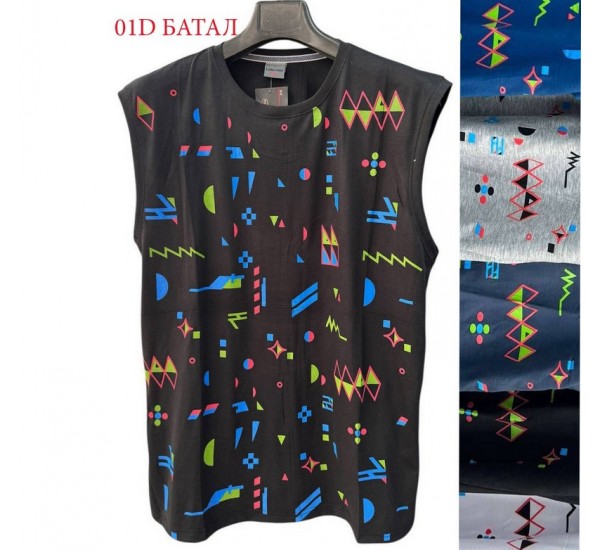 Майка чоловіча трикотаж 5 шт (5-8XL) SeR2152_01D