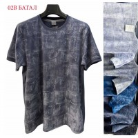 Футболка чоловіча трикотаж 5 шт (6-8XL) SeR2152_02B