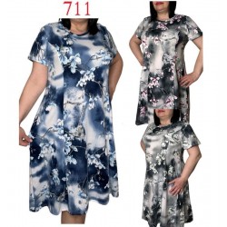 Платье женское, коттон 5 шт (50-58 р) SeR2152_711