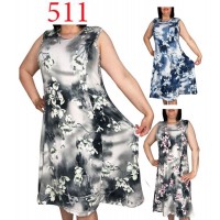 Платье женское, коттон 5 шт (50-58 р) SeR2152_511