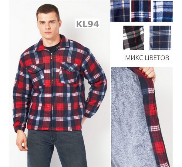 Рубашка мужская, мех 5 шт (48-56 р) SeR2152_KL94