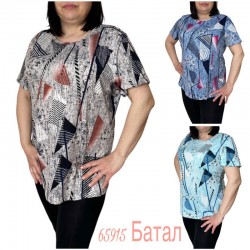 Футболка жіноча трикотаж 6 шт (4-8XL) SeR2152_65915