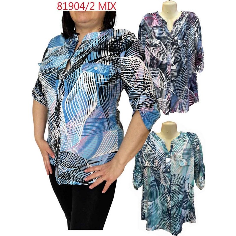 Блуза жіноча трикотаж 6 шт (1-6XL) SeR2152_81904