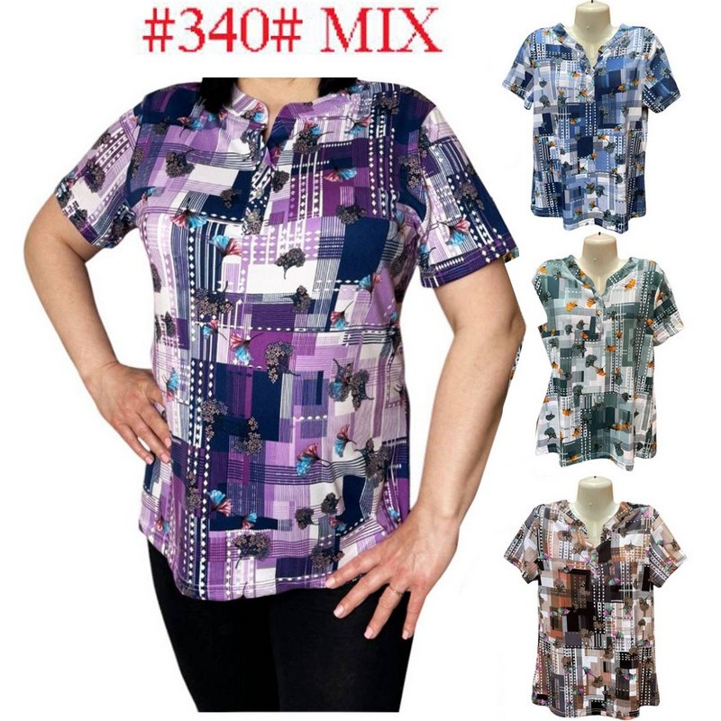 Блуза жіноча, бавовна 6 шт (50-60 р) SeR2152_340