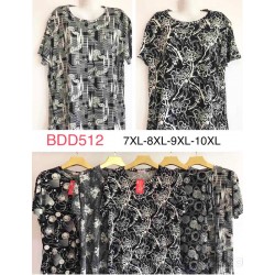 Футболка жіноча, бавовна 5 шт (7-10XL) TaN_BDD512