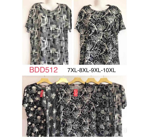 Футболка жіноча, бавовна 5 шт (7-10XL) TaN_BDD512