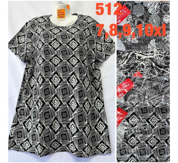 Футболка жіноча, бавовна 5 шт (7-10XL) TaN_512