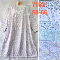 Ночная рубашка женская, байка 5 шт (58-68 р) TaN_7153