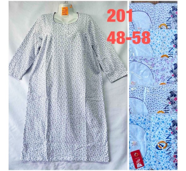 Ночная рубашка женская, байка 5 шт (48-58 р) TaN_201