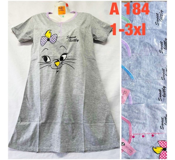 Платье женское, коттон 5 шт (1-3XL) TaN_A184