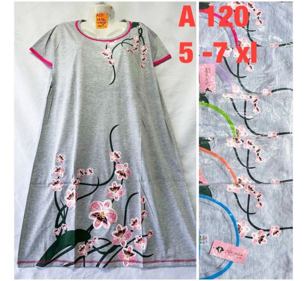 Платье женское, коттон 5 шт (5-7XL) TaN_A120