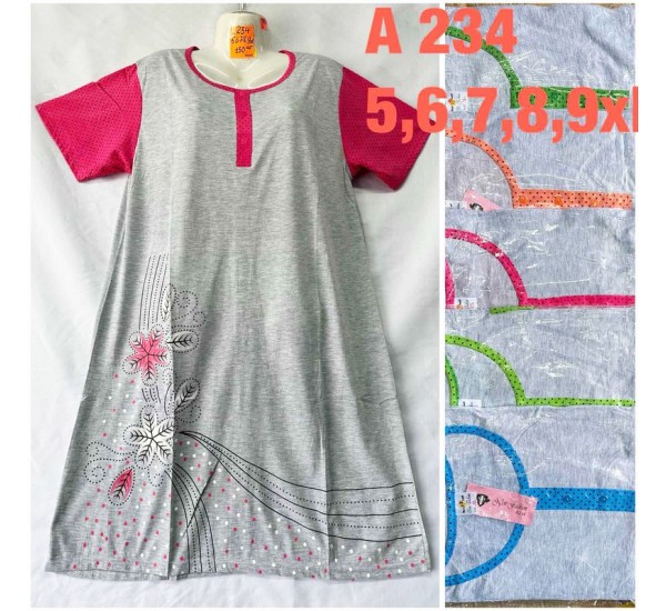 Сукня жіноча, коттон 5 шт (5-9XL) TaN_A243