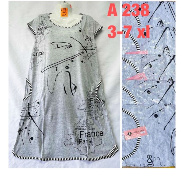 Платье женское, коттон 5 шт (3-7XL) TaN_A238