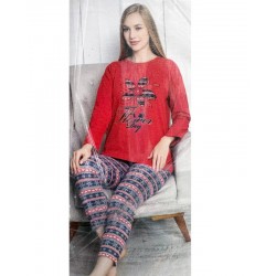 Піжама жіноча, байка 4 шт (M-2XL) TaN_0275