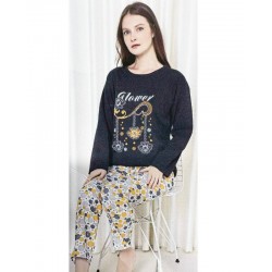 Піжама жіноча, байка 4 шт (M-2XL) TaN_190935