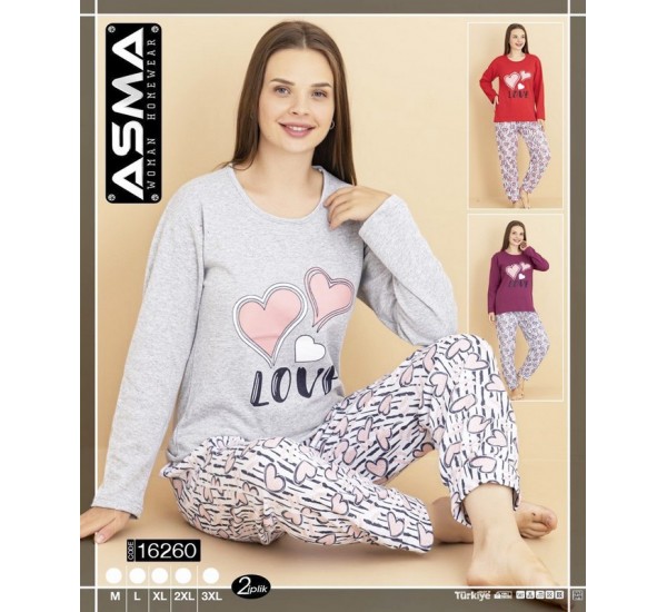 Піжама жіноча, байка 5 шт (M-3XL) TaN_16260