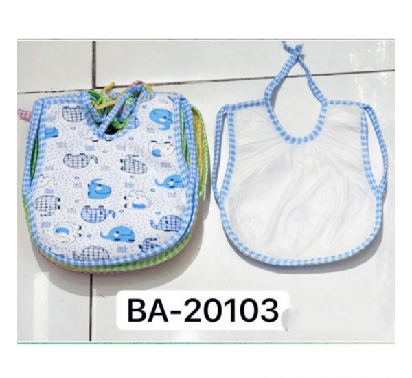 Слюнявчики для младенцев, коттон/клеёнка 12 шт (0-6 мес) ViT_BA-20103