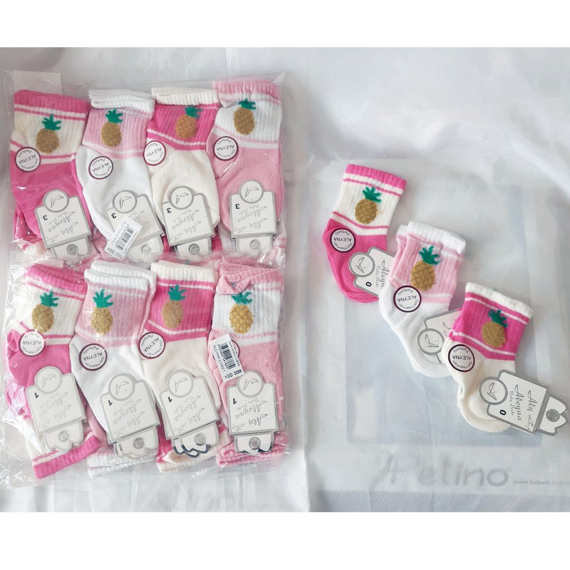 Шкарпетки для немовлят, бавовна 12 шт (0-3 роки) ViT_120508