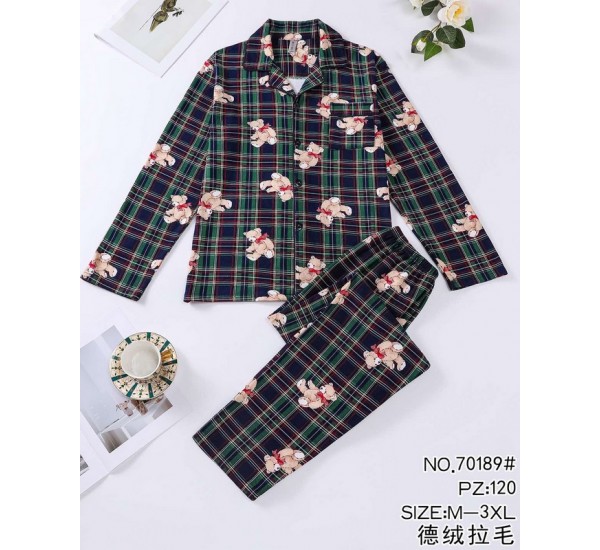 Пижама унисекс, начёс 5 шт (M-3XL) ZeL1396_70189