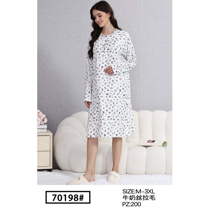 Нічна сорочка, начіс 5 шт (54-62 р) ZeL1396_70198