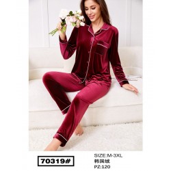 Піжама жіноча, велюр 5 шт (M-3XL) ZeL1396_70319
