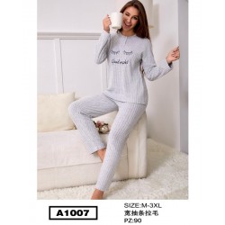 Піжама жіноча, рубчик 5 шт (M-3XL) ZeL1396_A1007a