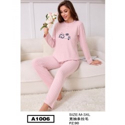 Піжама жіноча, рубчик 5 шт (M-3XL) ZeL1396_A1006a
